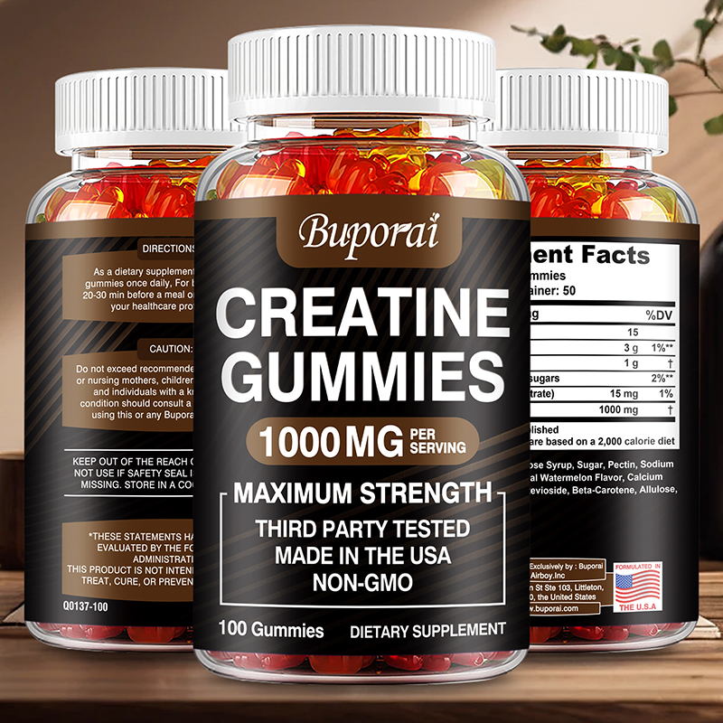Pre Workout Supplement - Creatine Monohydrate Gummies - Pre/post Workout,