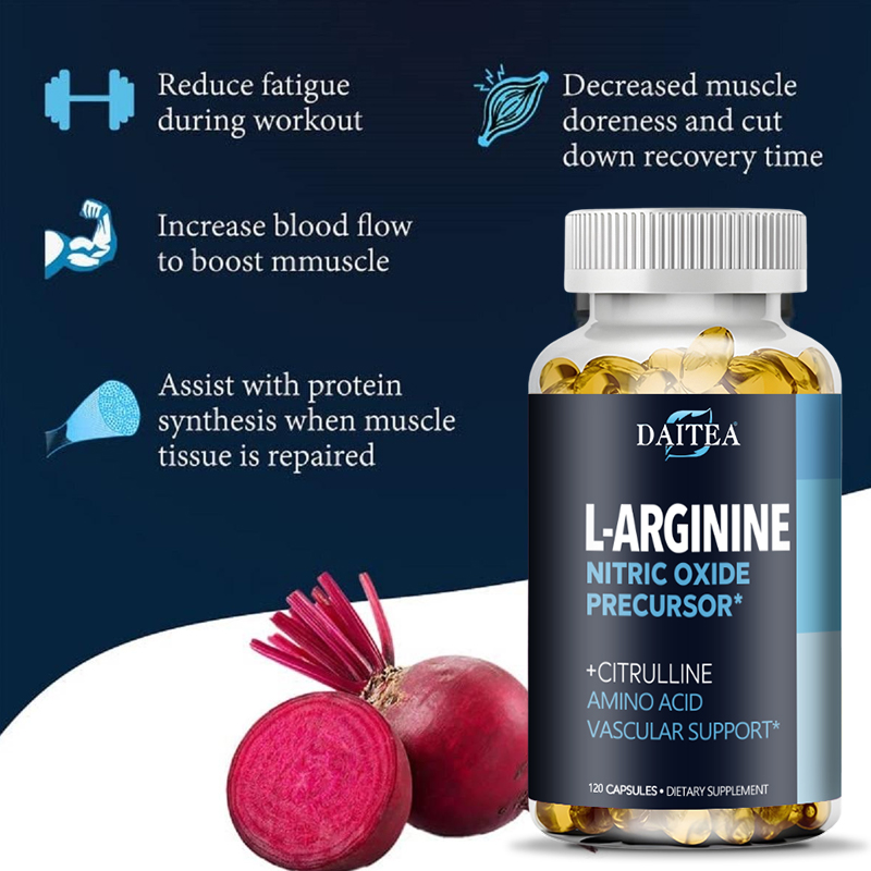 Daitea L-Arginine Supplement - - Pre Workout Supplement のレビューと価格
