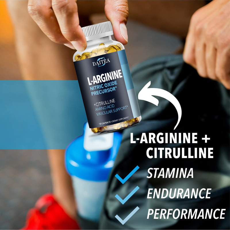 Daitea L-Arginine Supplement - - Pre Workout Supplement のレビューと価格