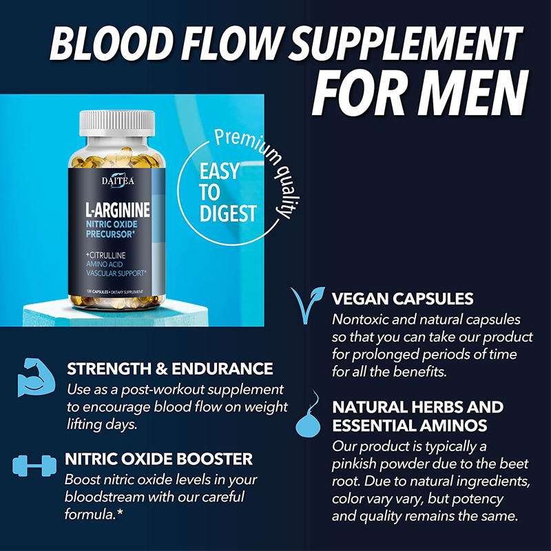 Daitea L-Arginine Supplement - - Pre Workout Supplement のレビューと価格