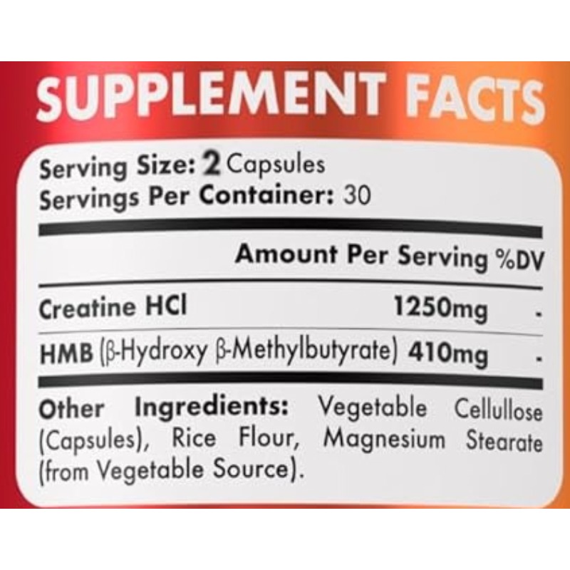Creatine HCL contain HMB - a m - Creatine Hcl Capsule のレビューと価格