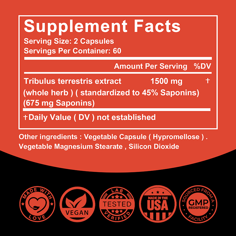 Tribulus Capsules - Lose Exces - Pre Workout Supplement のレビューと価格