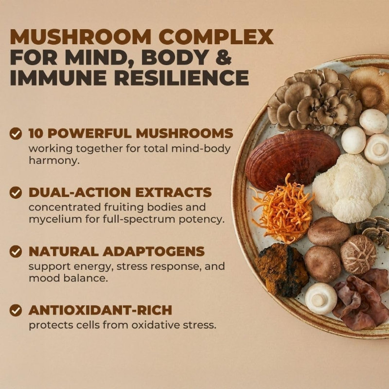 Lions Mane Mushroom Complex fo - Lion Mane Mushroom のレビューと価格