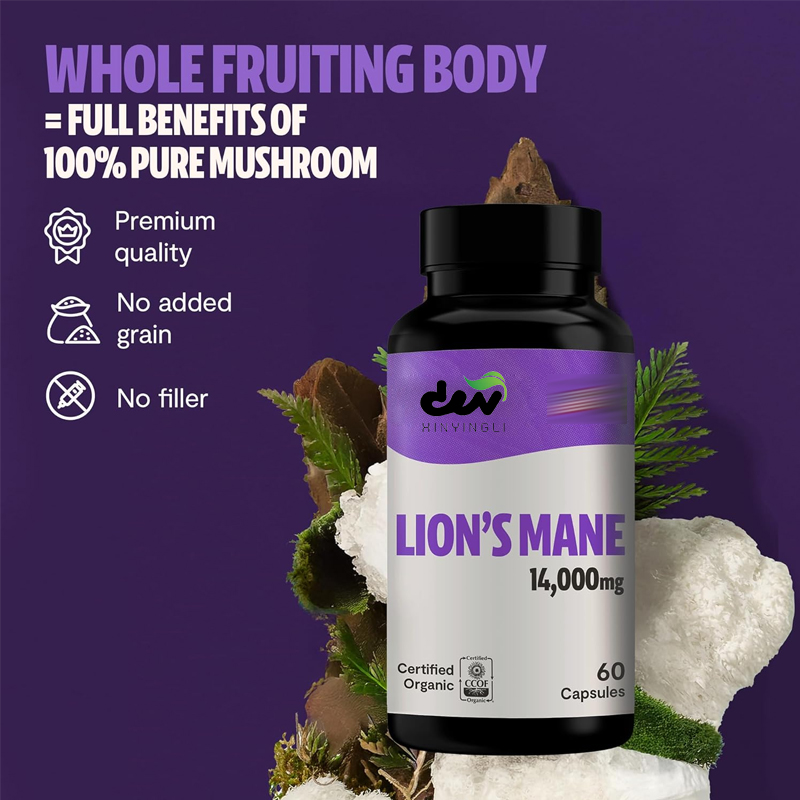 Lion Mane Supplement Capsules  - Lion Mane Mushroom のレビューと価格