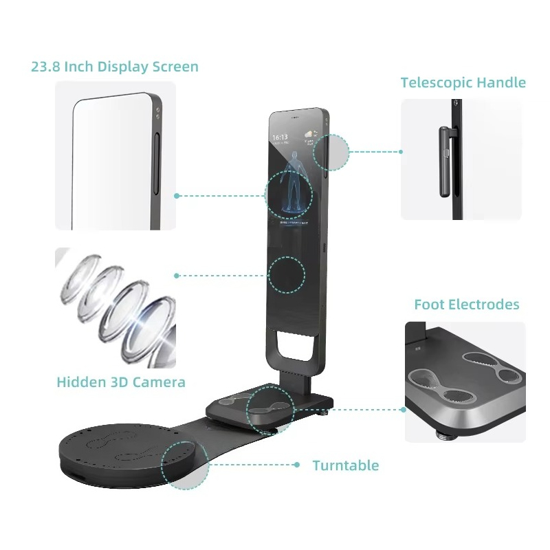 Smart Fitness Mirror Body Scan - Nutrition In Fitness のレビューと価格