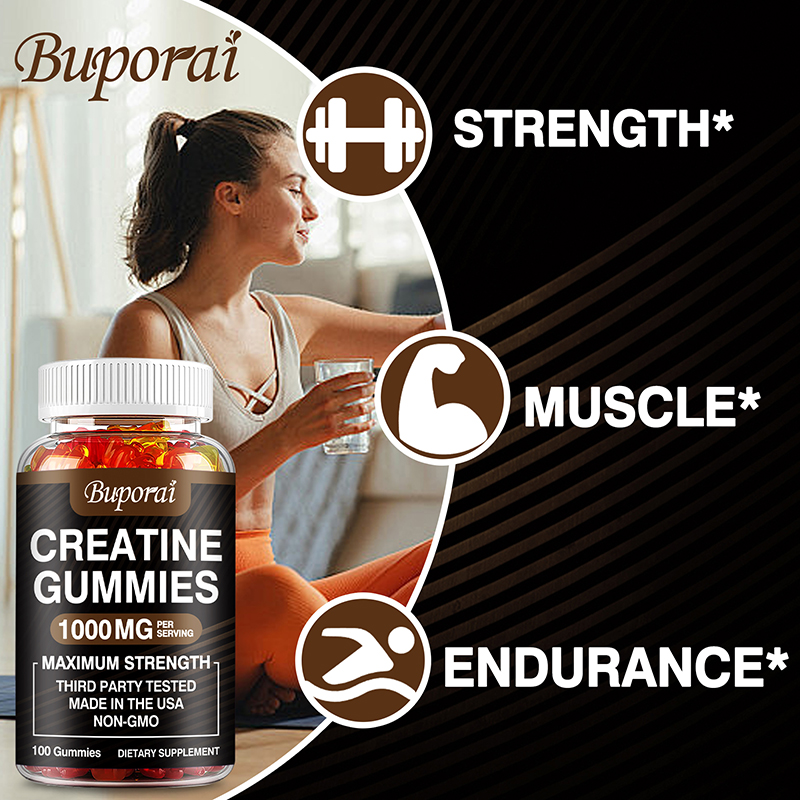 Creatine Monohydrate Gummies - - Pre Workout Supplement のレビューと価格