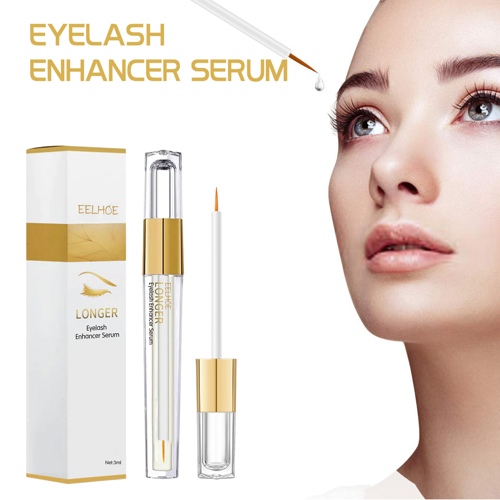 Eelhoe 3ml Eyelash Growth Seru - Lifted Nutrition & Fitness Reviews のレビューと価格