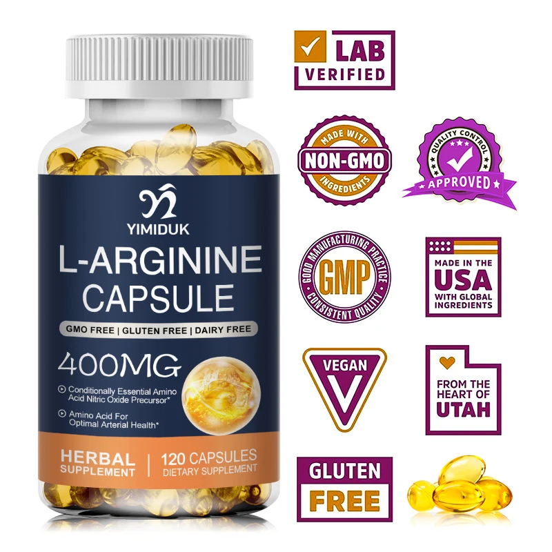 L-Arginine Capsules Nitric Oxi - Pre Workout Supplement のレビューと価格