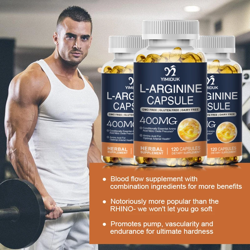 L-Arginine Capsules Nitric Oxi - Pre Workout Supplement のレビューと価格