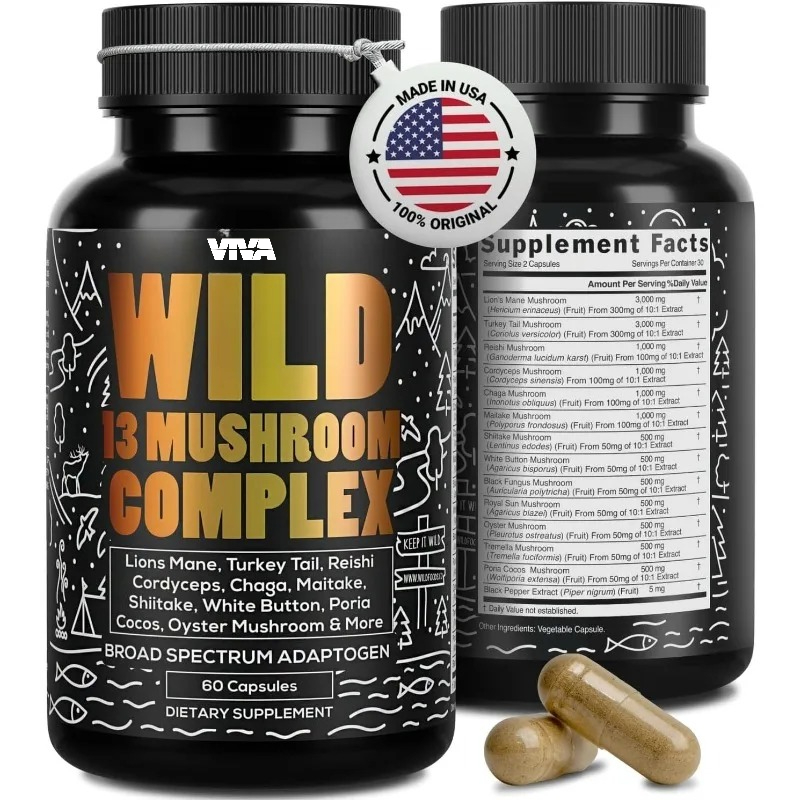 Mushroom Supplement -10:1 Mush - Lion Mane Mushroom のレビューと価格